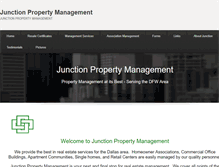 Tablet Screenshot of junctionproperty.com